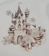Load image into Gallery viewer, Beige castle top &amp; skirt set