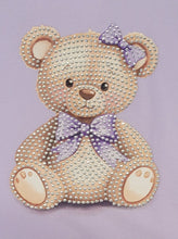 Load image into Gallery viewer, Lilac teddy bear topskirt &amp; headband set