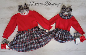 Spanish brand DBB shirt & jam pant skort set