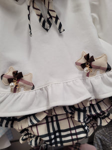 Deolinda hoodie top & jam pant set