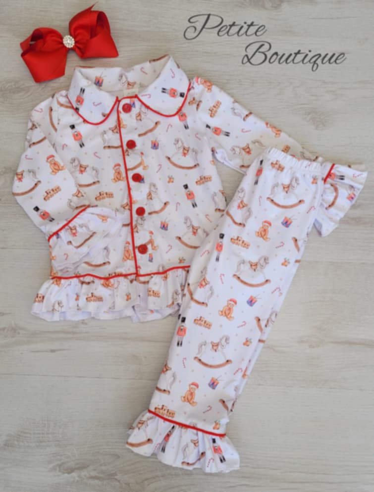 PRE ORDER GIRLS CHRISTMAS PYJAMAS - ARRIVE APPROX 3/4WKS 🎅🏻