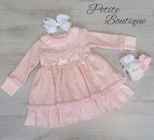 Load image into Gallery viewer, Spanish pink older girls dress