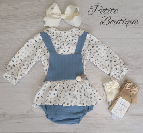 Spanish autumn print romper
