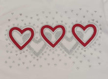 Load image into Gallery viewer, Red heart top &amp; skort set