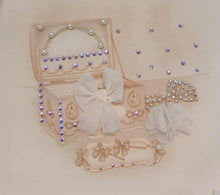 Load image into Gallery viewer, Caramelo beige jewellery box top &amp; legging set