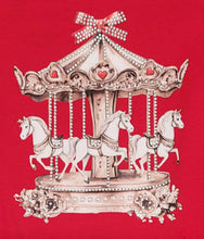 Load image into Gallery viewer, Red carousel top &amp; legging set