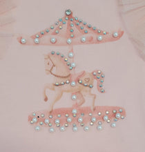 Load image into Gallery viewer, Peach carousel top &amp; legging set