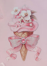 Load image into Gallery viewer, Pink ice cream top, leggng &amp; headband set