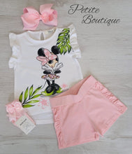 Load image into Gallery viewer, EMC Minnie Mouse top &amp; short set💗