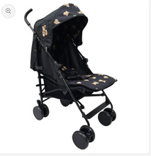 Load image into Gallery viewer, Roma prams teddy print pushchair - not for dolls 🧸 Black