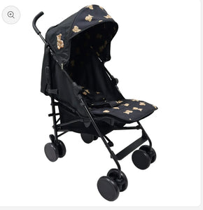 Roma prams teddy print pushchair - not for dolls 🧸 Black