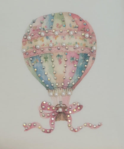Pink hot air balloon top & skirt set