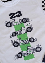 Load image into Gallery viewer, Boys racer tshirt &amp; short set