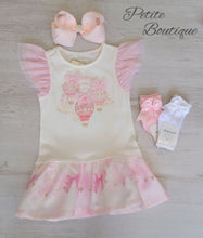 Load image into Gallery viewer, Caramelo hot air balloon drop waist dress