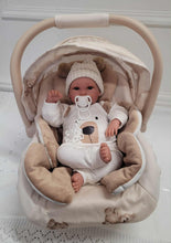 Load image into Gallery viewer, Roma teddy pushchair, car seat &amp; Spanish doll bundle