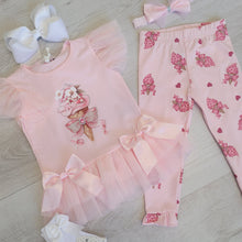 Load image into Gallery viewer, Pink ice cream top, leggng &amp; headband set