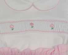 Load image into Gallery viewer, Spanish pink smock top &amp; jam pant set