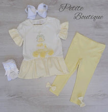 Load image into Gallery viewer, Caramelo lemon legging set
