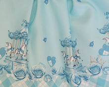 Load image into Gallery viewer, Mint green carousel top, skirt &amp; headband set