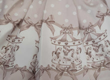 Load image into Gallery viewer, Beige carousel top &amp; skirt set