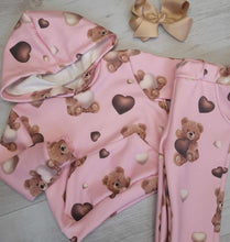 Load image into Gallery viewer, Pink teddy bear tracksuit