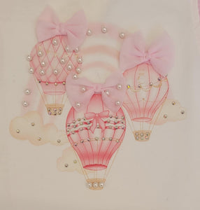 Caramelo hot air balloon drop waist dress