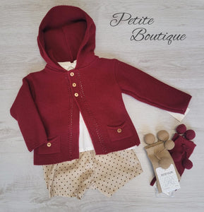 Spanish boys 3pc set shirt, shorts & cardigan