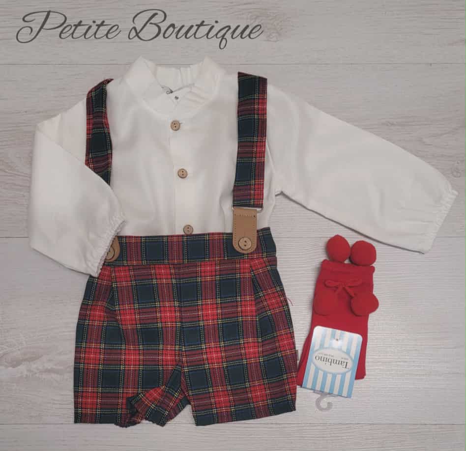 Calamaro Spanish shirt & braces short set