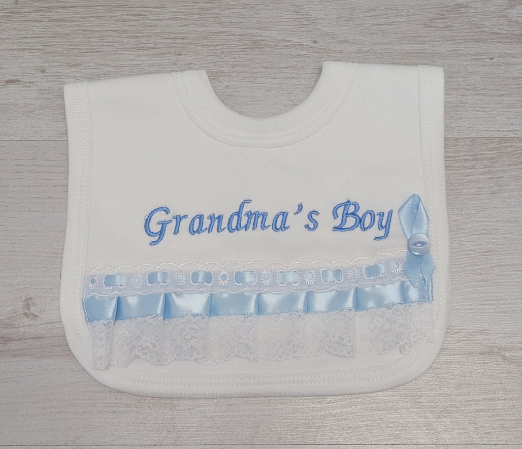 Grandma’s boy bib