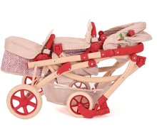 Load image into Gallery viewer, Roma RHS twin dolls pram🌺 - Flora
