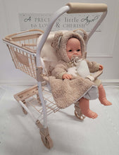 Load image into Gallery viewer, Roma teddy print trolley &amp; matching doll bundle