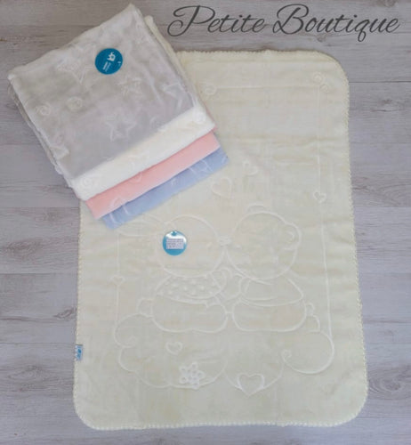 Spanish mink blanket cot size 110x140cm