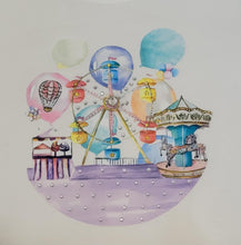 Load image into Gallery viewer, Lilac funfair top &amp; skirt set