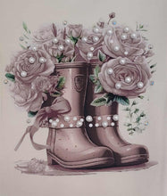 Load image into Gallery viewer, Cream wellies top &amp; bow short set