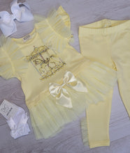 Load image into Gallery viewer, Lemon carousel top &amp; legging set