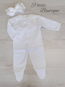 Spanish white 2pc set