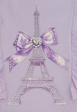 Load image into Gallery viewer, Lilac Paris top, skirt &amp; headband set