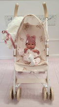 Load image into Gallery viewer, Roma teddy bear print pushchair &amp; Spanish doll bundle