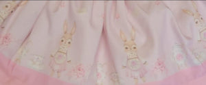 Pink bunny top & skirt set