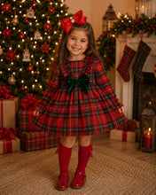 Load image into Gallery viewer, Spanish Calamaro tartan dress