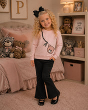 Load image into Gallery viewer, EMC Teddy sweatshirt &amp; flare legging set