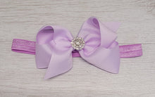 Load image into Gallery viewer, Lilac hair bow