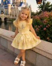 Load image into Gallery viewer, Lemon castle top &amp; skirt set 🏰
