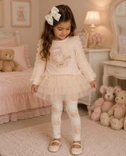 Load image into Gallery viewer, Caramelo beige jewellery box top &amp; legging set