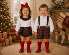 Load image into Gallery viewer, Calamaro Spanish top &amp; pompom jam pant set