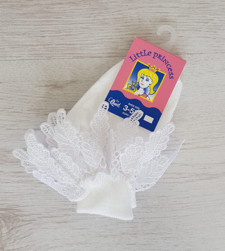 Ankle english lace socks