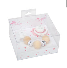 Load image into Gallery viewer, Spanish dolls white/pink dummy &amp; dummy clip