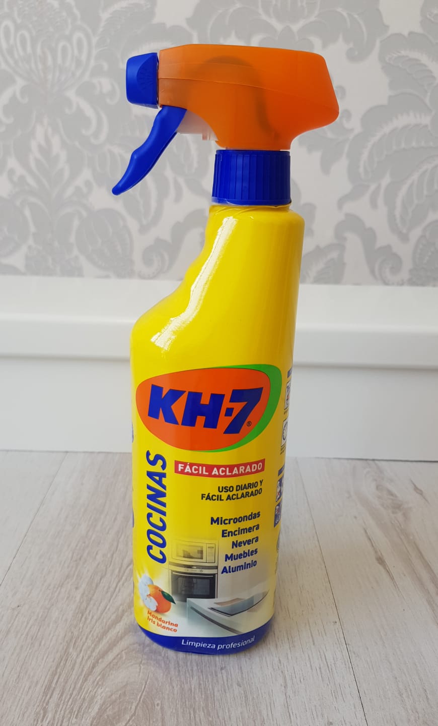 KH-7 kitchen multisurface spray 750ml - mandarin & white iris flower💎