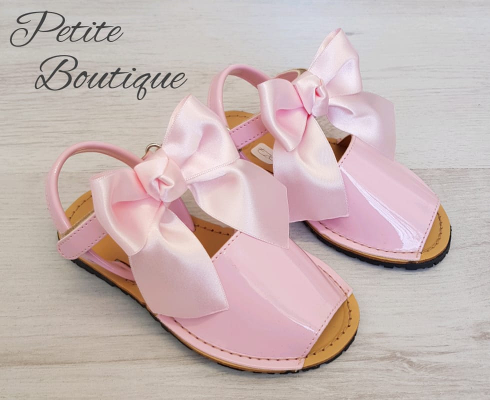 Spanish baby pink sandals