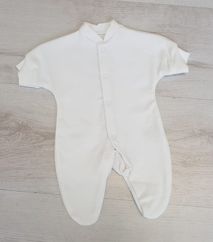 Premature short sleeve babygrow